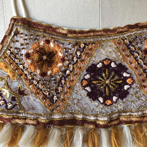 Anthropologie HD in Paris Tickel Tassel Crochet - Picture 4 of 8